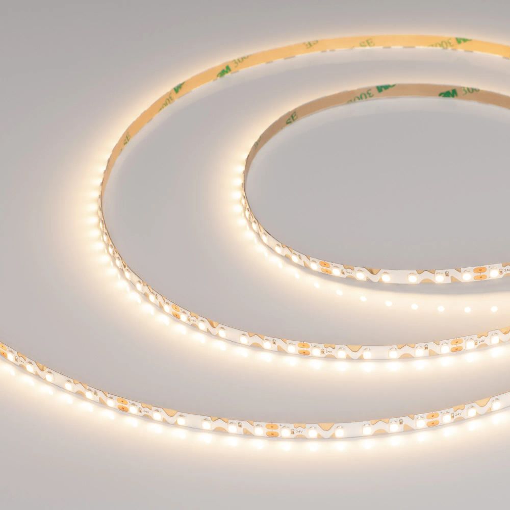 Светодиодная лента RZ-A120-6mm 24V Warm3000 (9.6 W/m, IP20, 2835, 5m) (Arlight, -) 040805