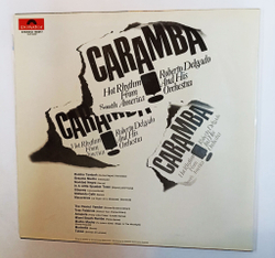 Винтажная виниловая пластинка LP Roberto Delgado And His Orchestra Caramba Hot Rhythm From South America (Germany 1965)