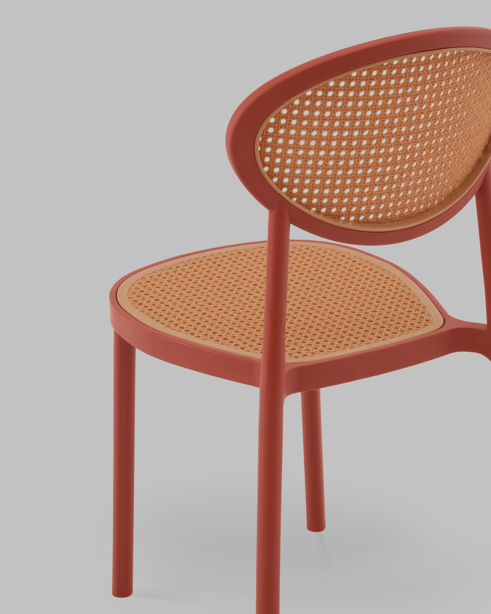 Стул Junie пластиковый красный