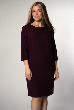 Платье женское 1390Аа, бордовый #462Бор051390А
