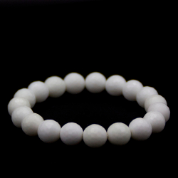 Браслет "Раут 10" кварцит белый