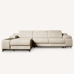 Угловой диван "Дуглас" с оттоманкой (Велюр Daily 130)