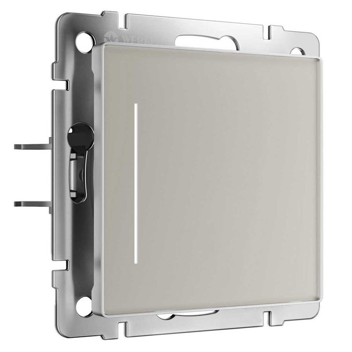 Умный сенсорный выключатель одноклавишный (дымчатый) W4513641/ a069764