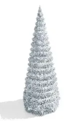 Уличная елка Евро-2 белая 30 м., каркасная, ПВХ, Green Trees (GT30EVPVCW)