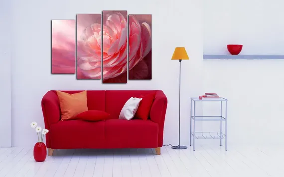 Модульная картина"Волшебный бутон"