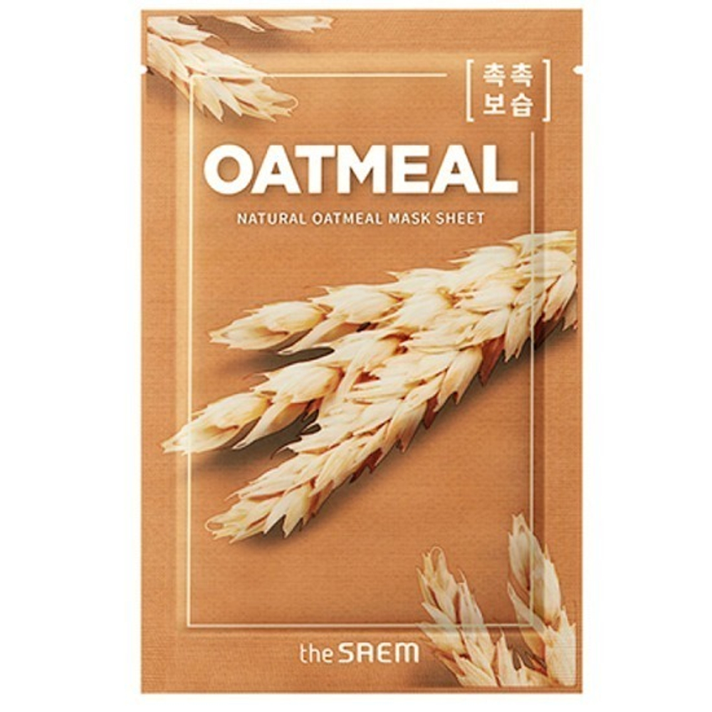 Маска тканевая с экстрактом овсянки The Saem Natural Oatmeal Mask Sheet, 21 мл