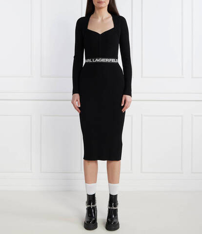 Платье Karl Lagerfeld - черный(240W1334)