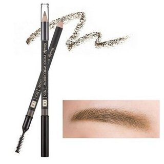 Карандаш для бровей светло-коричневый MISSHA Smudge Proof Wood Brow Light Brown