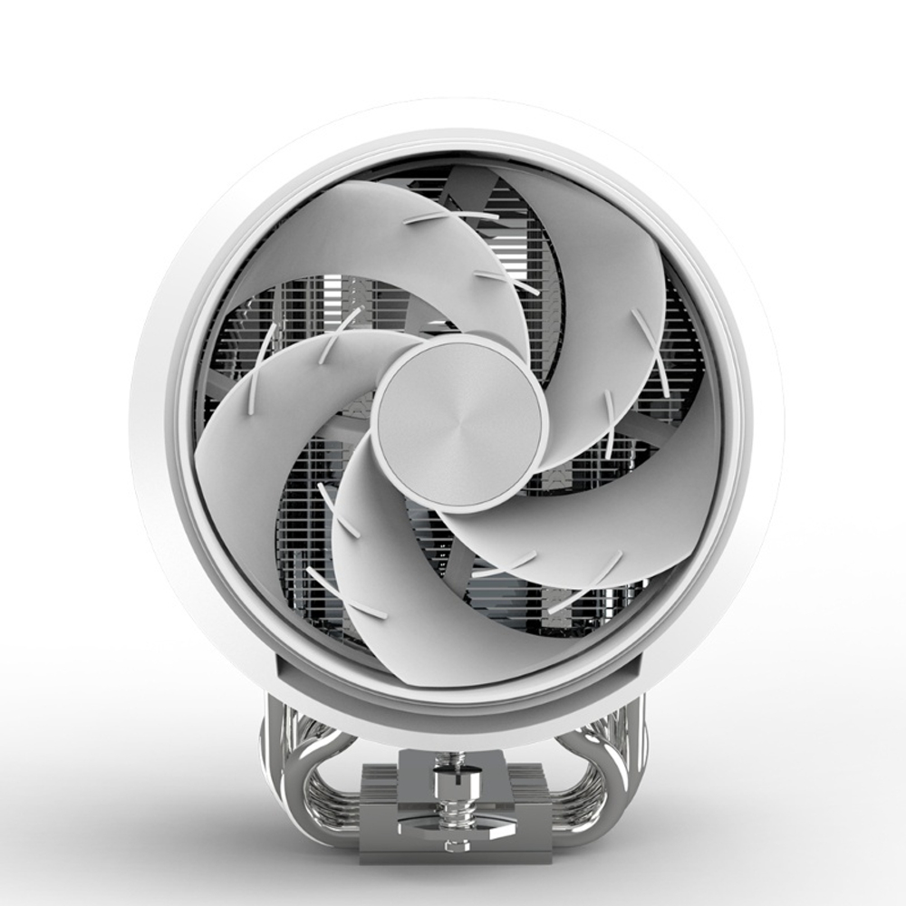 Кулер для процессора ZALMAN ZET5 WHITE, 4-PIN PWM, 600-2000 RPM, 30.4 DBA MAX