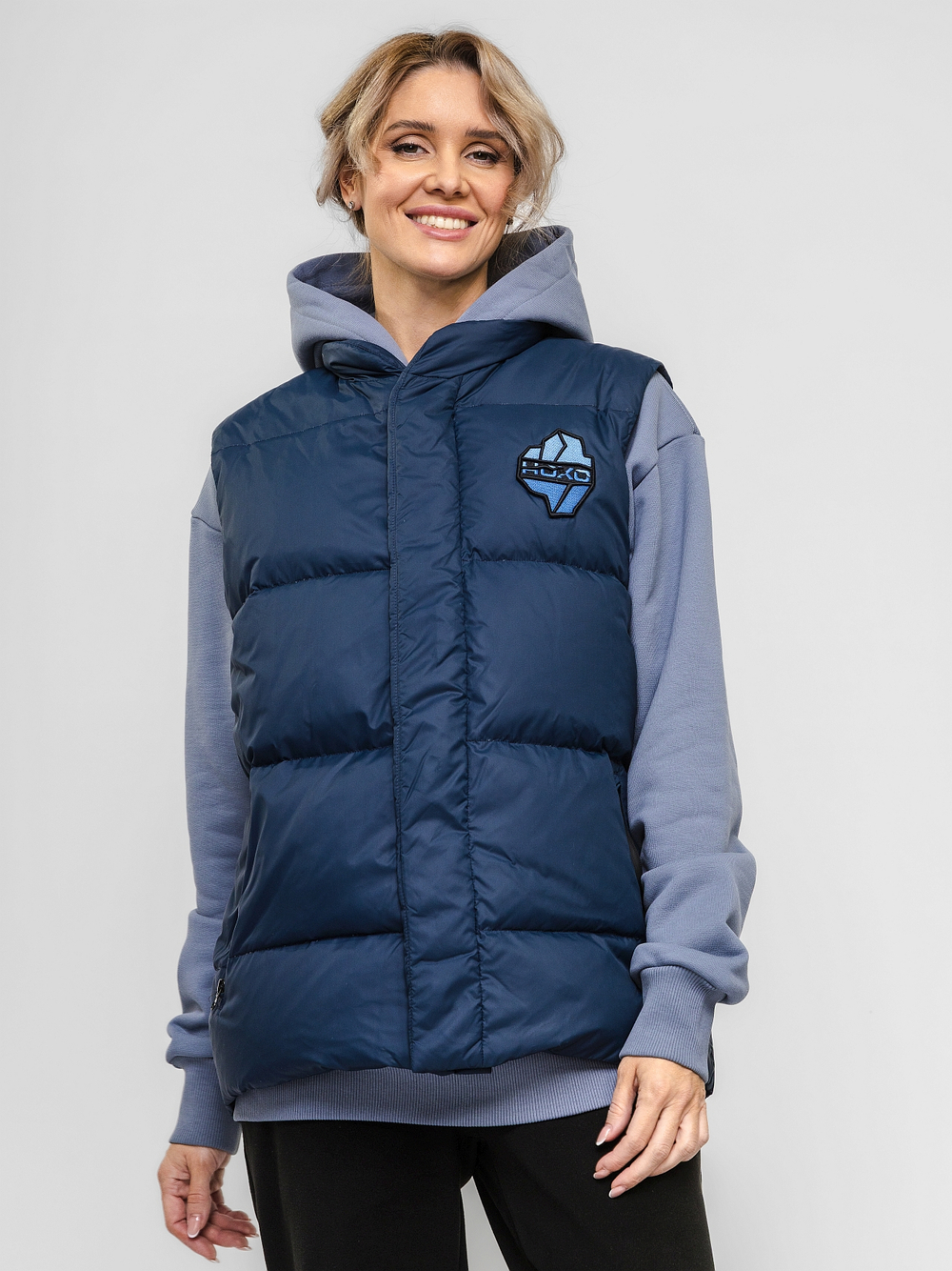 Жилет "НОХО" утеплённый, унисекс, цвет "Полярная ночь"