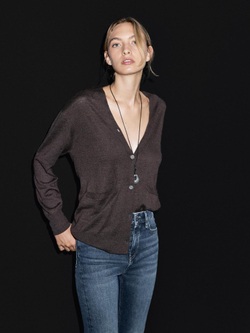 Massimo Dutti Расклешенные джинсы скинни с высокой посадкой, средне-синий