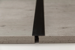 Алюминиевый порог для пола НЕПЛИНТУС UL25X6-03 Черный 25х6х2000 мм