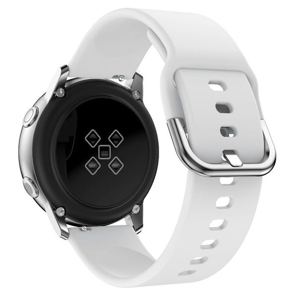 Силиконовый ремешок для Samsung Galaxy Watch Active 2 20мм (White)