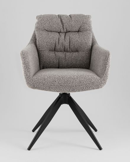 Стул обеденный Nia букле, серый