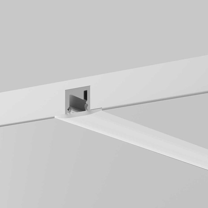 Алюминиевый профиль скрытого монтажа 16x8 (Серебро, 2 м), ALM-0808-S-2M Maytoni Led Strip 636021