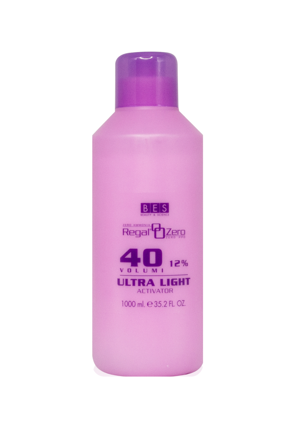 Активатор для окрашивания с ультраосветлением «Ultra Activator», 12%, Regal Zero, BES, 1000 мл.