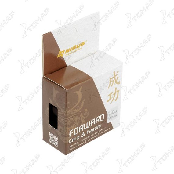 Леска FORWARD Carp & Feeder brown 0,405mm/100m Nylon (N-FСF-0405-100) Nisus