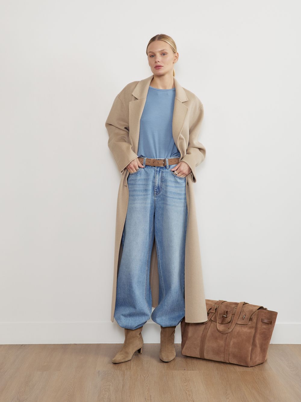 БАЗОВЫЙ РЕМЕНЬ ЗАМША КАПУЧИНО