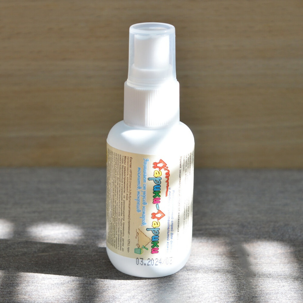 Спрей 50мл от комаров для детей Дарики-Дарики