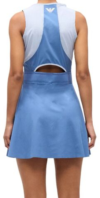 Теннисное платье EA7 Tennis Jersey In Ventus7 - blue horizon/zen blue