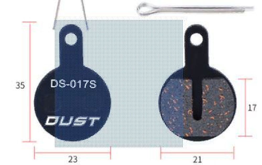 Колодки тормозные Risk Dust DS-17S