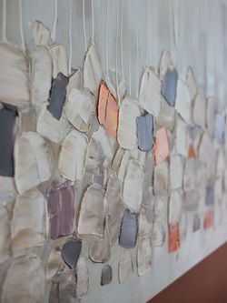 Панно декоративное Fleur, 80х140 см, бежевое