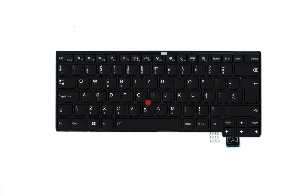 Клавиатура для Ноутбука Lenovo LenovoThinkPad T460s с подсветкой, раскладка - голандия, черная (00PA553)