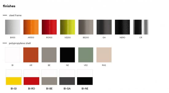 Стул пластиковый на полозьях Tweet