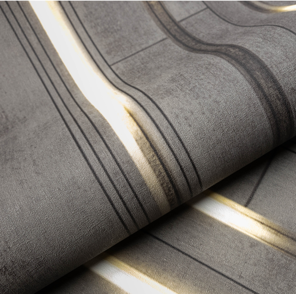 Обои виниловые 75329-44 АСПЕКТ Электро светящиеся полосы, размер 1.06 х 10.05 м