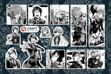 Стикерлист "Темный дворецкий"