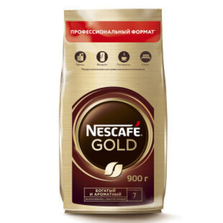 Nescafe Gold Растворимый, вакуумная упаковка