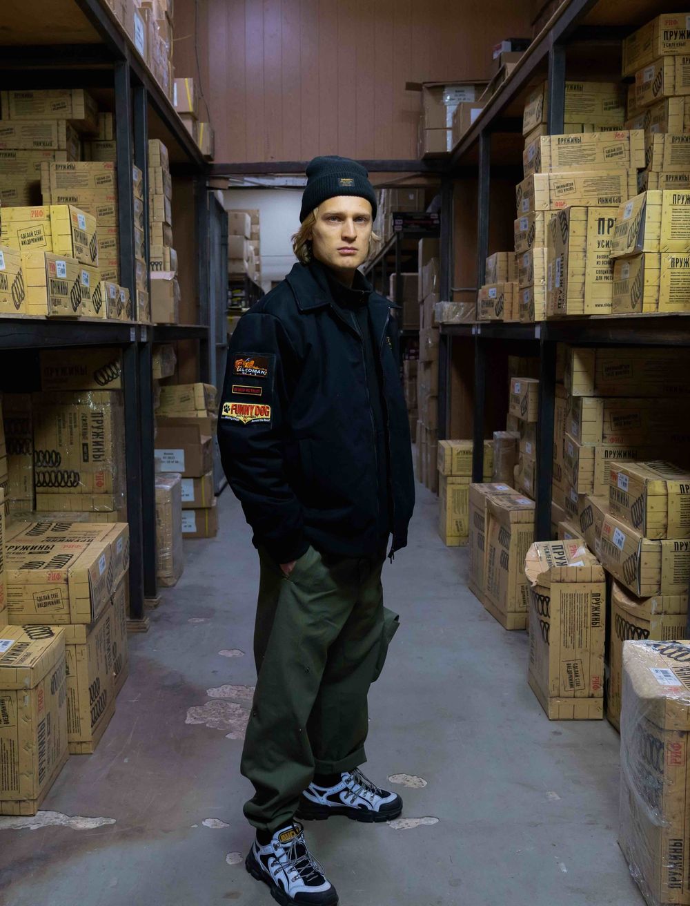 Брюки by Matsumura x RIF Карго Зеленые