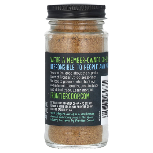 Frontier Co-op, Органические семена зиры, молотые, 1,76 унции (50 г)
