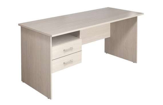 КМ47 Монолит (СМ23+ТМ10) Стол рабочий с тумбой 1604х604х756