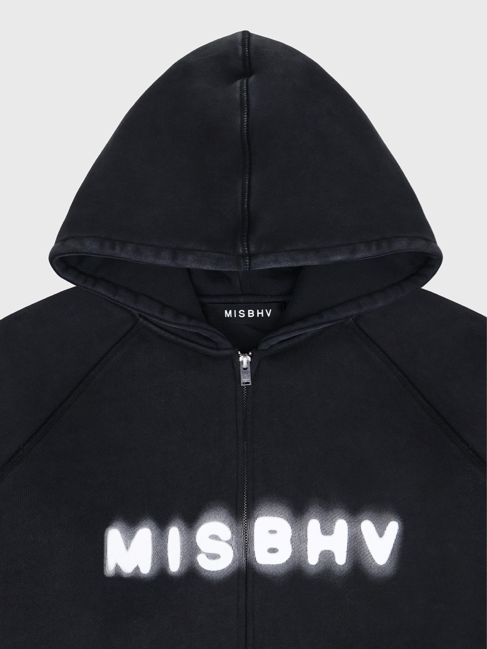 Худи на молнии MISBHV Community Zipped Hoodie Washed Black