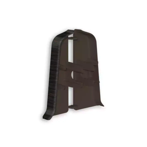 Торцевые (пара) для плинтуса 100мм "Деконика", 303 Венге темный