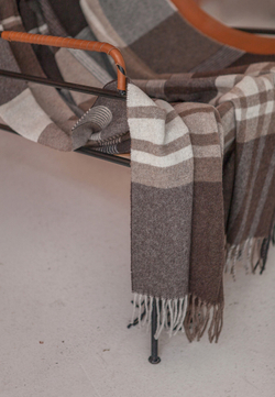 Плед 140х200см Luxberry Story бежевый