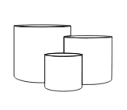 Кашпо, коллекция Urban, форма TUBE S