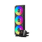 Водяное охлаждение для CPU PCCooler DC360 Pro ARGB Display BK 280W 1200/1700/1851/AM4/AM5 Черный