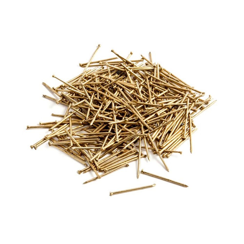 Гвозди 1,2х30 латунированные, финишные