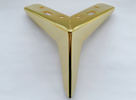 Опора угловая прямая (золото) h=130 (100) GL