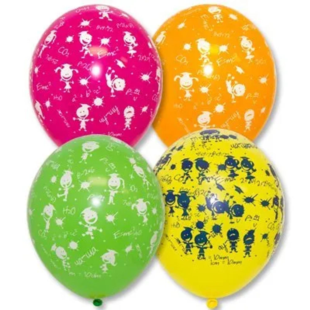 Воздушные шары Выпускник 36см уже с гелием и обработкой