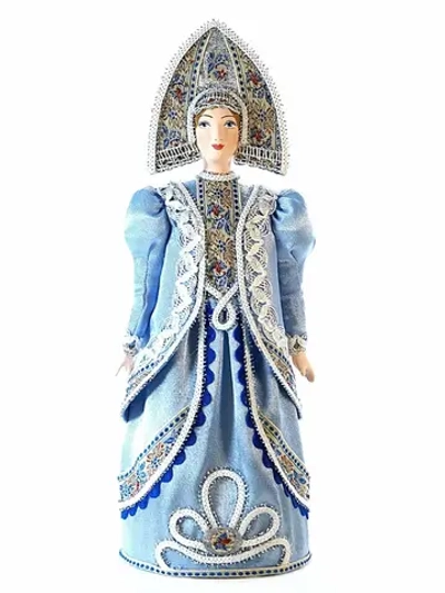 Кукла фарфоровая Русская снегурочка