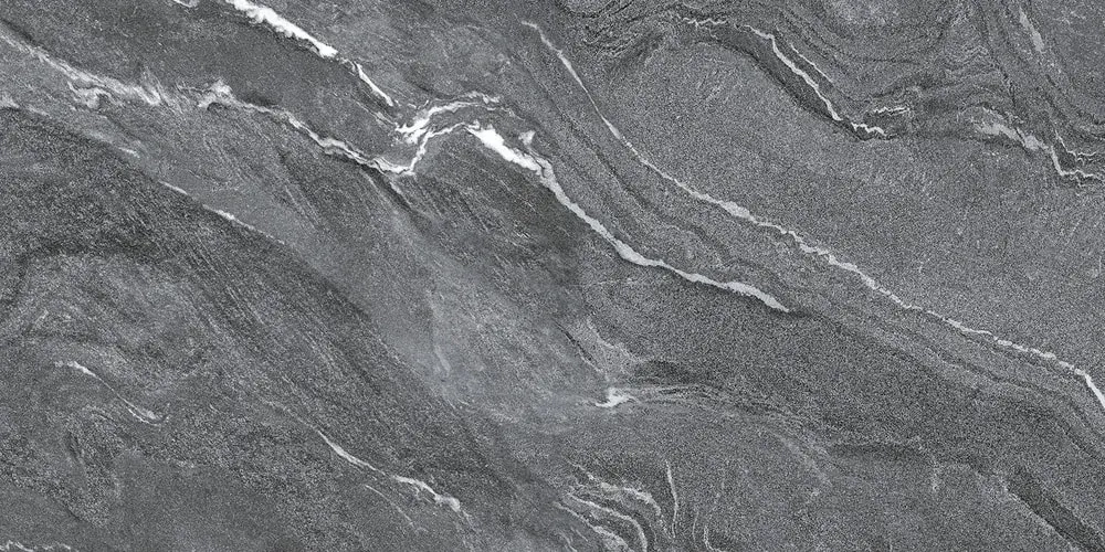 Керамогранит Alma Ceramica GFA114NXT70R Nexstone 114x57 черный сахарный под камень