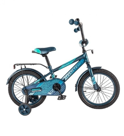 Детский велосипед Tech Team 134 18" синий