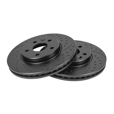 Диск тормозной GANZ передний перфорированный PRO-Line с покрытием (комплект - 2 шт) CHEVROLET Cruze / OPEL Astra J Арт.: GIJ10002S