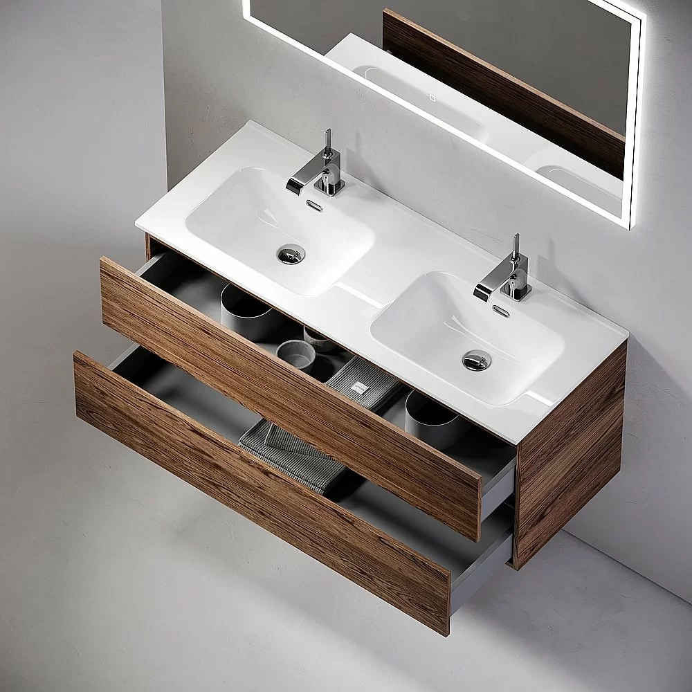 Тумба с раковиной Sancos Urban 120 UR120-2ECH дуб чарльстон