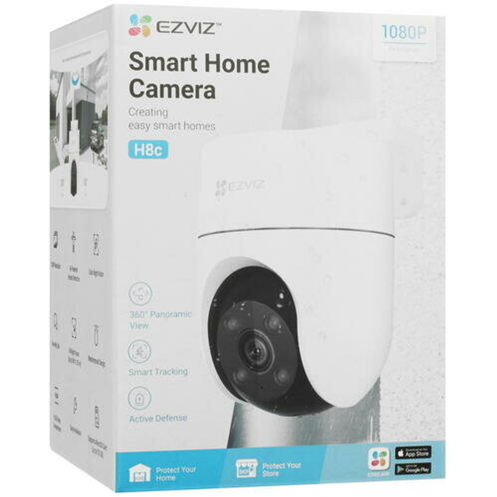 EZVIZ H8c 2 МП поворотная Wi-Fi камера c распознаванием людей.