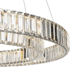 Citilux Чезаре CL338281 LED Люстра хрустальная с пультом Хром