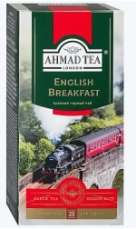 Чай черный AHMAD TEA English breakfast к/уп (Россия) 25пак